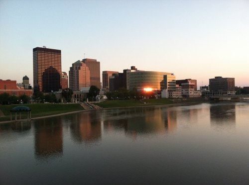 The beauty of Dayton. 
